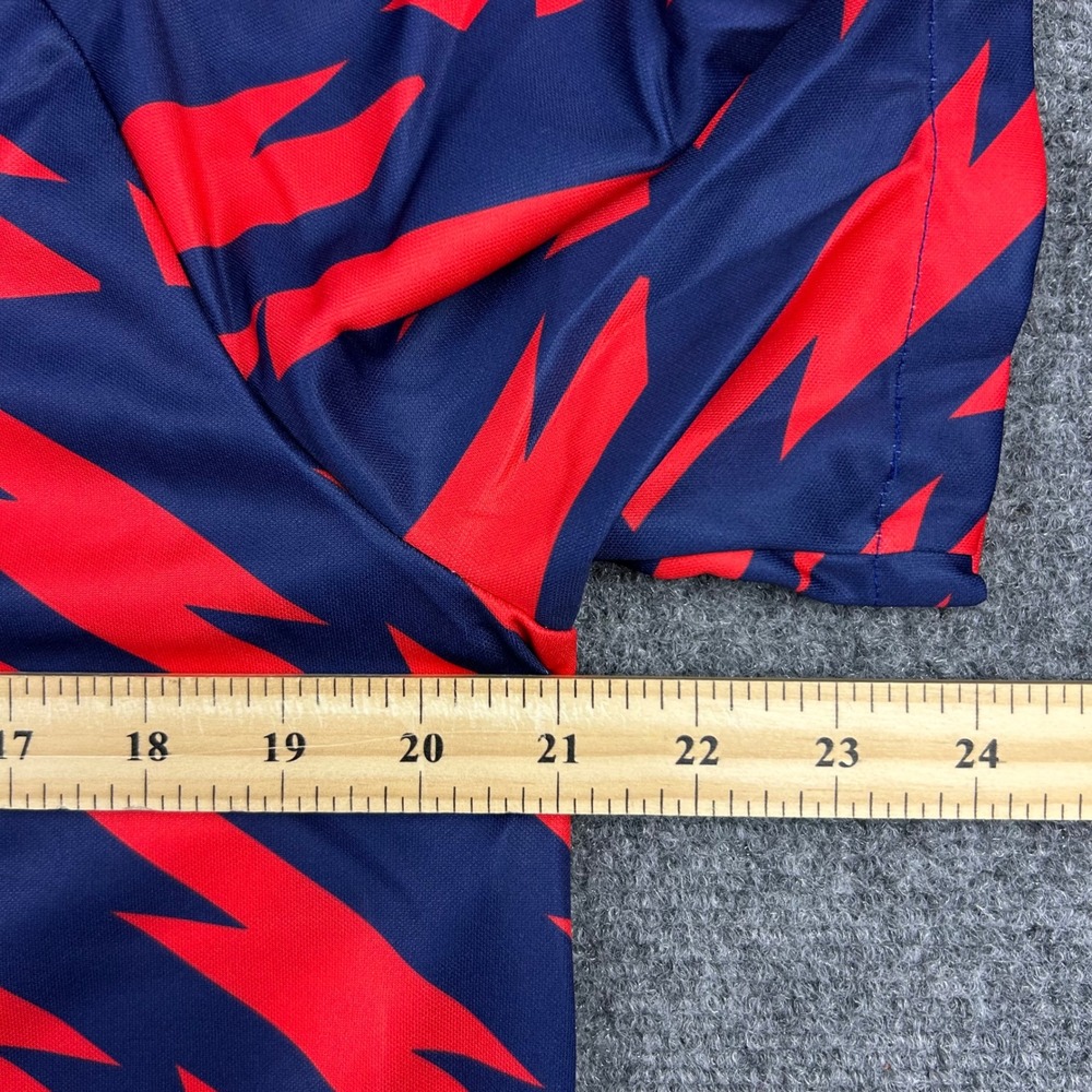 Nike USWNT Jersey Mens L Red Blue Dri Fit 2023 USA Soccer Academy Pro Pre-Match - Picture 12 of 14